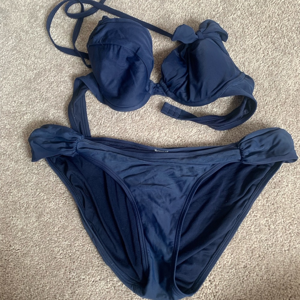 Womens Navy Aerie Bikini